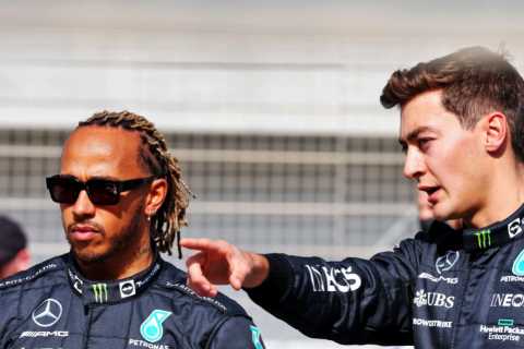 Lewis Hamilton ‘trying not to drown’ in horror start to 2022 F1 season as George Russell sparks..