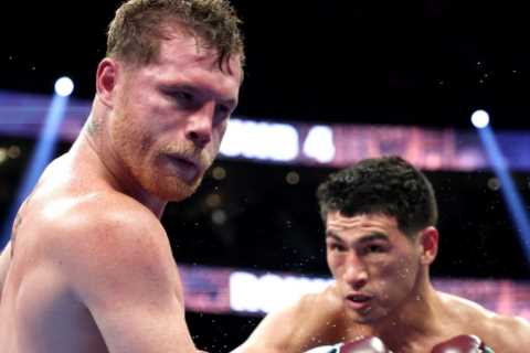 Dmitry Bivol ready to go down in weight and fight Canelo Alvarez for all super-middleweight belts..