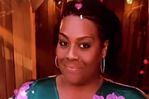 Alison Hammond looks slimmer than ever as she models Loose Women star Judi Love’s new clothing..