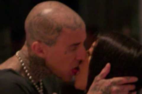 Kourtney Kardashian and Travis Barker SLAMMED for flaunting over-the-top PDA in front of her..