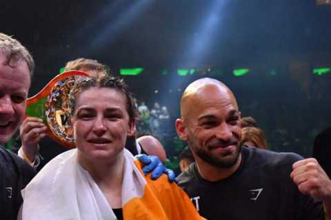 Inside Katie Taylor’s celebrations with family after Amanda Serrano win in Madison Square Garden..