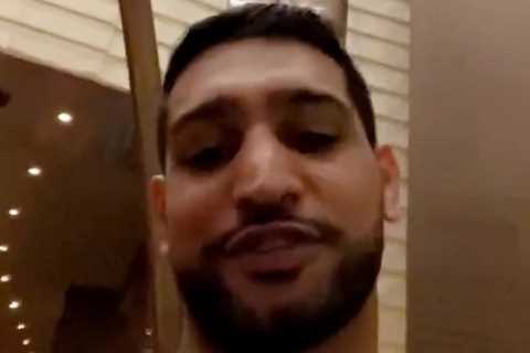 Amir Khan and Floyd Mayweather link up in Dubai ahead of Money’s exhibition fight as former rivals..