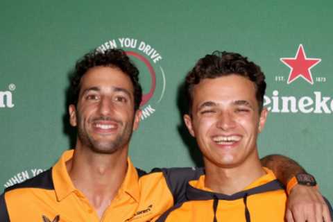 F1 star Daniel Ricciardo ‘trashed whole floor’ of hotel during wild party with team-mate Lando..