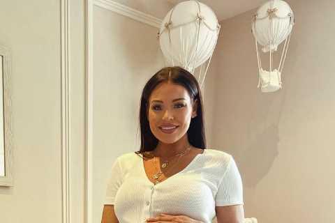 Inside Jess Wright’s bunny theme baby nursery with £380 designer blankets as she prepares to..