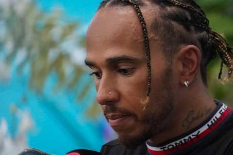 Lewis Hamilton warned he could be BANNED from Monaco GP and may require surgery to remove nose stud ..