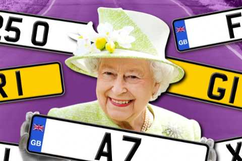 The Queen owns Britain’s most prestigious number plate – here are the other most expensive ones on..