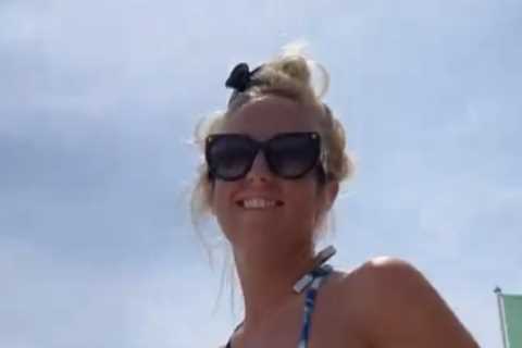 ‘If Carlsberg made wives’ – Tyson Fury films wife Paris in bikini on holiday before chugging huge..