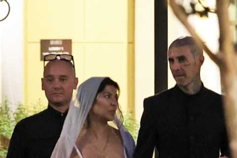 Kourtney Kardashian fans spot ‘clue’ about whether she’ll change her last name after marrying..