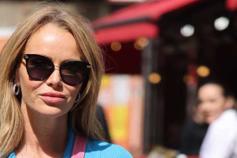 Britain’s Got Talent’s Amanda Holden looks incredible in the sunshine in striking blue outfit