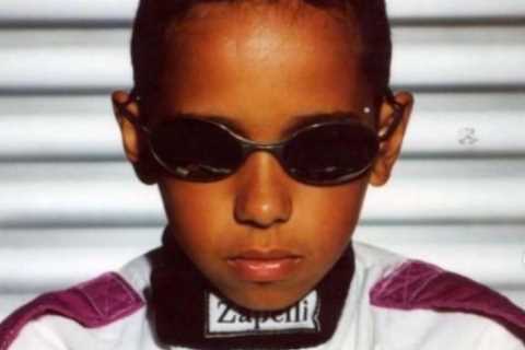 Lewis Hamilton looks like future champion in brilliant throwback picture of F1 legend as a kid