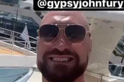 ‘150ft of pure luxury’ – Inside £18k-a-night superyacht Tyson Fury, wife Paris and family are..