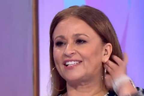 Loose Women’s Nadia Sawalha looks almost unrecognisable as shows off sleek straight hair..