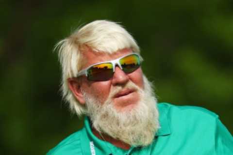 Golf fans react to John Daly’s crazy USPGA outfit as 1991 champ sports huge beard and floral SKULL..
