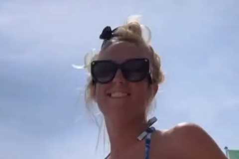 Tyson Fury enjoys his retirement on holiday as he refuses to lift finger as wife Paris does work..