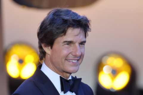 Tom Cruise mingles with royal pals Wills and Kate at star-studded Top Gun: Maverick premiere in..
