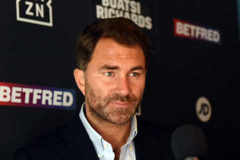 ‘Don’t do drugs, kids’ – Eddie Hearn fires back at Oscar De La Hoya over jibe about Canelo..