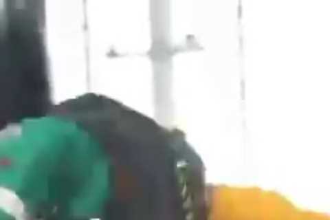 Watch Floyd Mayweather, 45, dodge punches without even looking as boxing legend trains for Don..