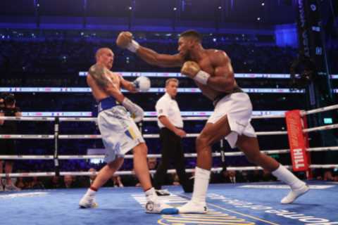 Anthony Joshua ‘has all the beatings’ of Oleksandr Usyk as deadline for crunch July rematch draws..