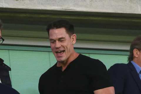 Chelsea owner Todd Boehly spotted at Stamford Bridge with WWE legend John Cena but Tuchel insists..