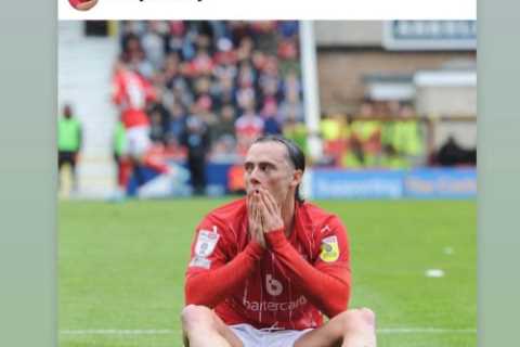Swindon’s Harry McKirdy claims Port Vale fans ‘threw bottles at players and hit and kicked him’..