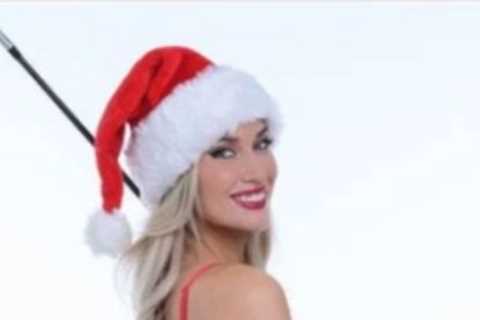 Paige Spiranac reveals she believed in Santa Claus until she was FIFTEEN and blames ‘robot mom’ for ..