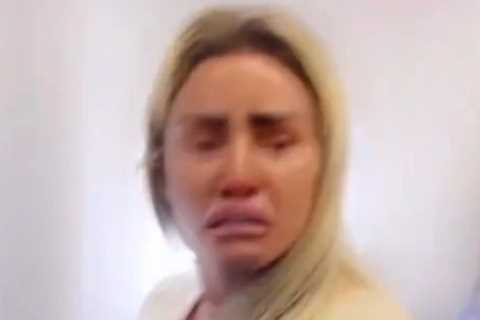 Katie Price breaks down in tears on a plane – but is all really as it seems?