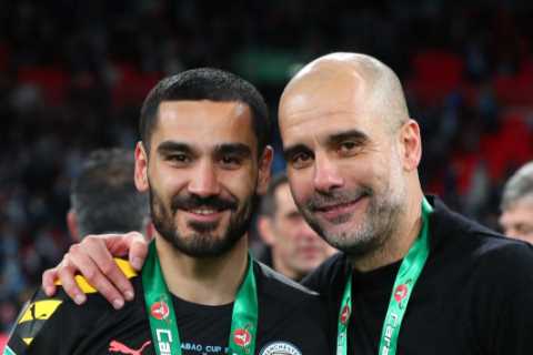 Pep Guardiola wants Ilkay Gundogan to STAY at Man City as he continues to be linked with Arsenal