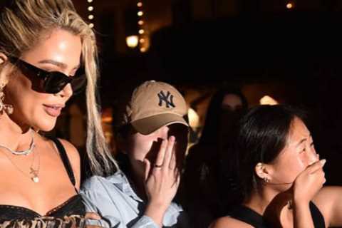 Khloe Kardashian shows off her thin figure in Italy after fans fear she’s gone ‘too far’ with..