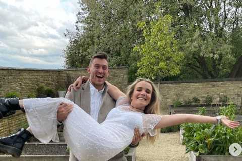 Jeremy Clarkson’s daughter Emily beams as she marries Alex Andrew and shares romantic snaps from..