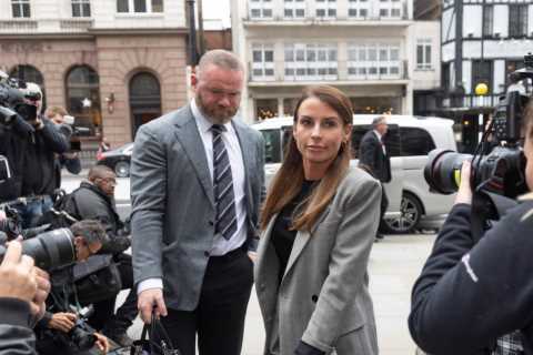 Wayne &amp; Coleen Rooney nearly missed Wagatha Christie trial to see son play for Man United