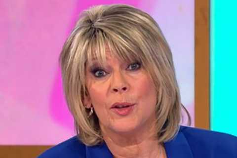 Loose Women’s Ruth Langsford accuses Phillip Schofield of calling her a ‘well dressed mutt’ after..