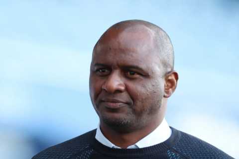 Patrick Vieira will not face police charges after kicking Everton fan who abused Crystal Palace..