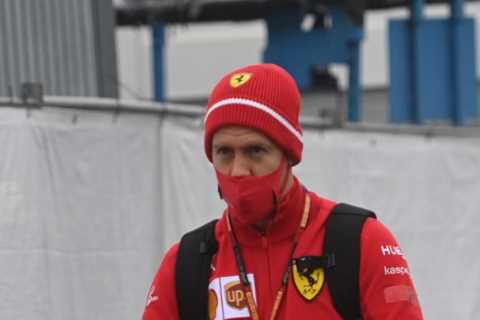 F1 star Sebastian Vettel chases after thieves on SCOOTER after being robbed in Barcelona following..