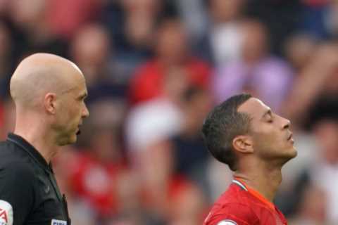 Watch Thiago’s sublime backheel flick for Mane goal before being forced off injured in huge..