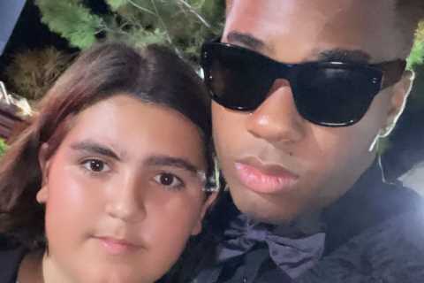 Kourtney Kardashian’s son Mason, 12, DID attend wedding to Travis Barker after fans spotted he was..