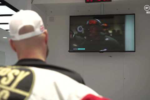 Inside Tyson Fury’s dressing room before Dillian Whyte fight as Paris is first to spot challenger..