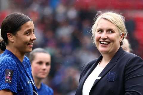 Hayes and Kerr win FA Women’s Super League Manager and Player awards following Chelsea’s third..