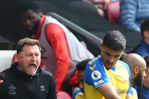 Southampton considering sacking ALL of Ralph Hasenhuttl’s backroom staff but boss could survive..