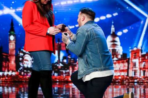 Britain’s Got Talent star Jacob Jones who proposed LIVE on stage in 2019 marries fiancee