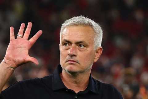 Jose Mourinho aims cheeky dig at flop Man Utd bosses Ole Gunnar Solskjaer and Ralf Rangnick after..