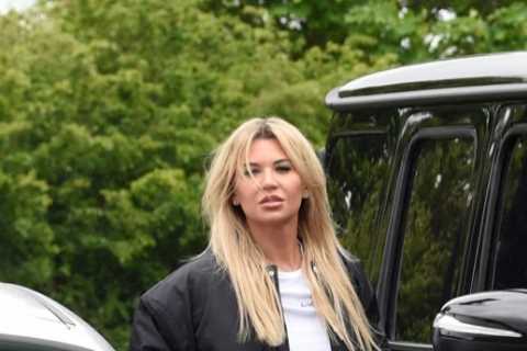 Christine McGuinness shows off new £115k G Wagon on day out in Cheshire