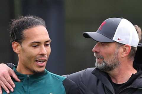 Virgil van Dijk hands Liverpool injury boost ahead of Champions League final by declaring himself..