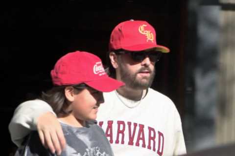 Scott Disick treats reclusive son Mason, 12, to lunch in NYC &amp; preteen flashes a rare smile on..