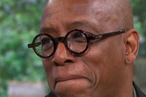Ian Wright fights back tears on This Morning as he talks about teacher who changed his life