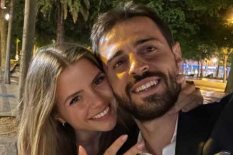 Man City star Bernardo Silva to wed stunning model girlfriend Ines Tomaz after proposing while on..