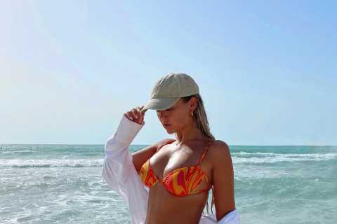 Molly-Mae Hague sets temperatures soaring in red-hot bikini snap in Dubai
