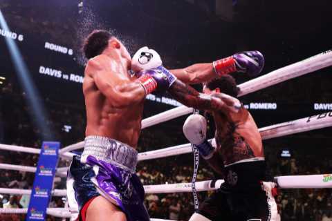 Gervonta Davis wrecks Rolando Romero with devastating left hand in last fight under contract with..