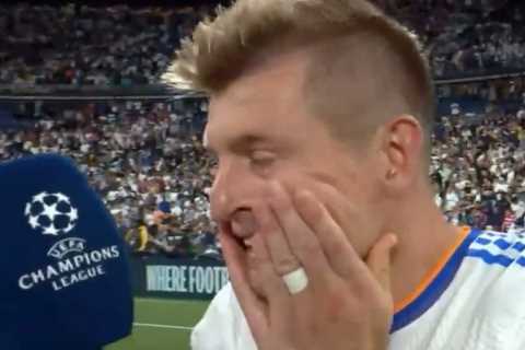 ‘These are the questions you ask?’ – Furious Toni Kroos storms out of interview after winning..