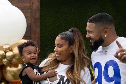 Inside Teen Mom Cheyenne Floyd’s son Ace’s football-themed  1st birthday party with bouncy castle,..