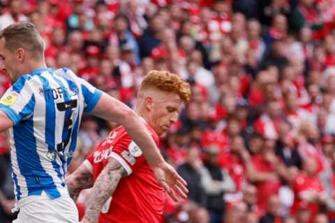 VAR controversy mars Championship play-off final as Huddersfield are denied two penalties as..